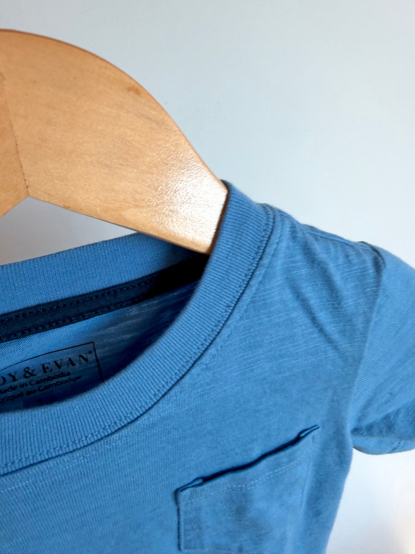 Blue Pocket T-Shirt / 3T
