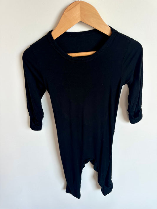 Bamboo Black Jumpsuit / 9-12m