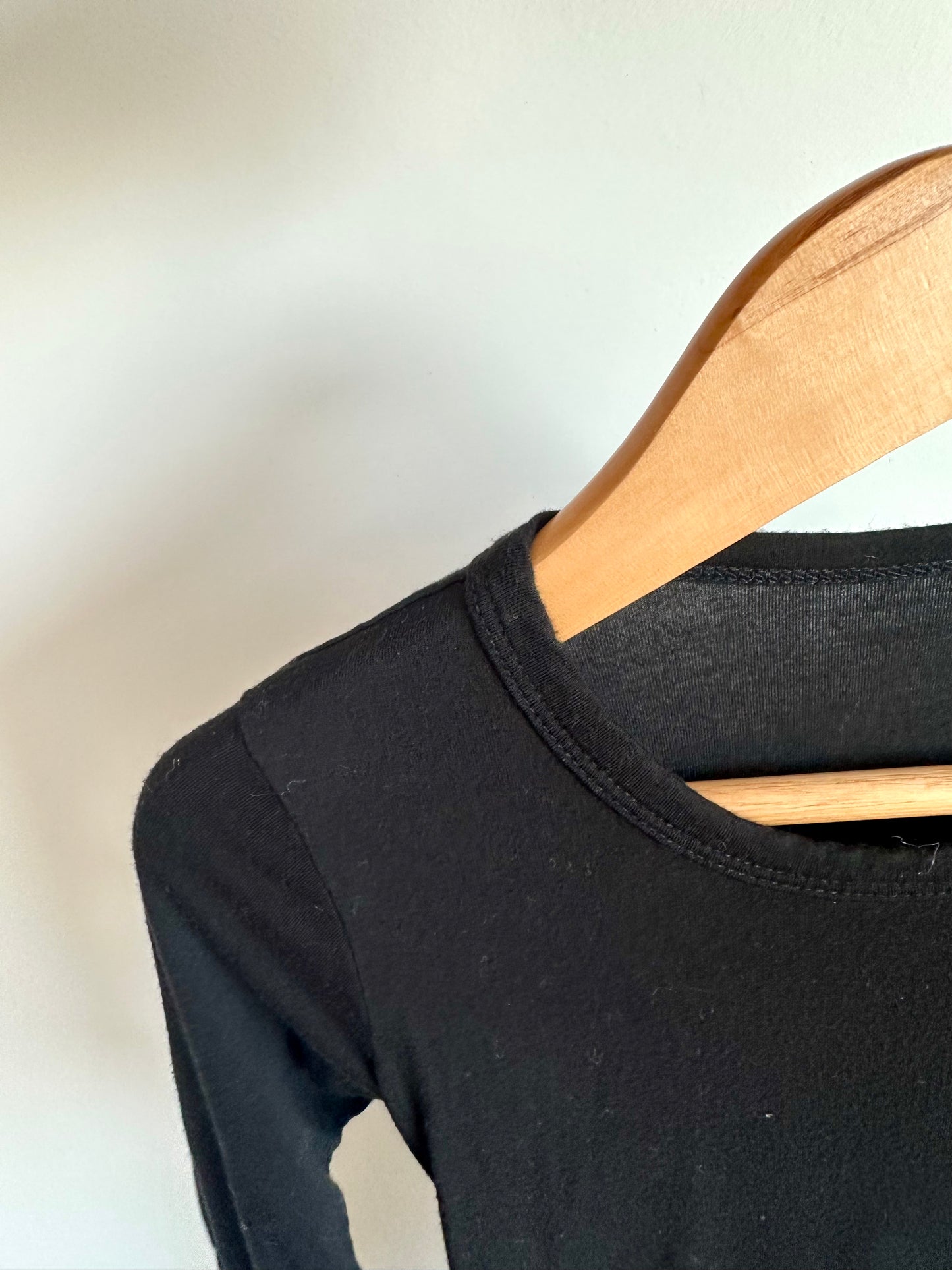 Bamboo Black Jumpsuit / 9-12m