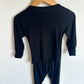 Bamboo Black Jumpsuit / 9-12m