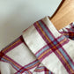 Scallop Collar Plaid Top / 2T