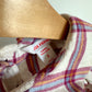 Scallop Collar Plaid Top / 2T
