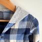 Plaid Hood Button Up / 2T