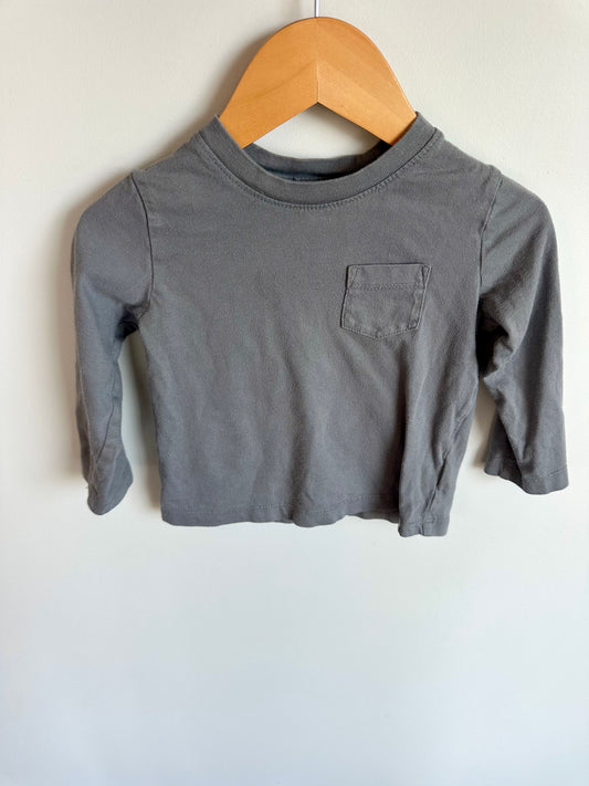 Slate Long Sleeve Top / 18-24m