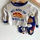 Will Work For Waffles Pj Set / 3-6m