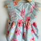 Pastel Blue Pink Flower Dress (With Tags)  / 2T