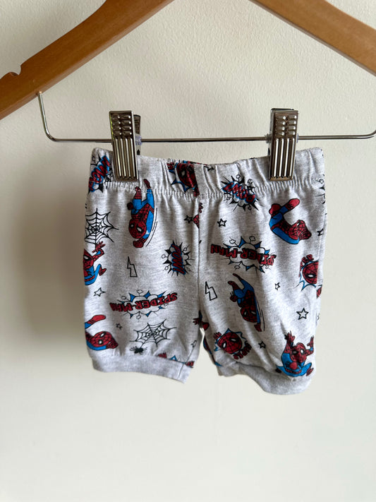 Spiderman Shorts / 0-3m