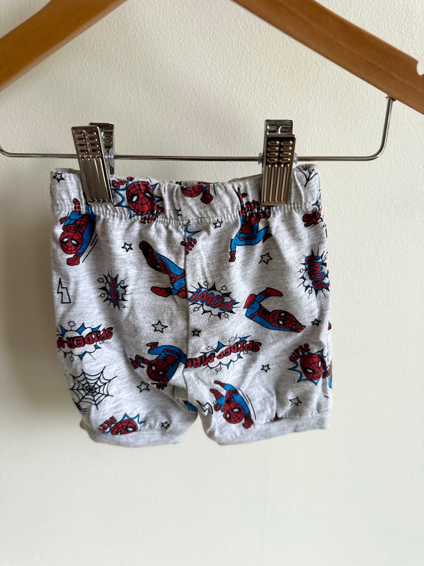 Spiderman Shorts / 0-3m