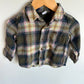 Plaid Button Up Top / 12-18m