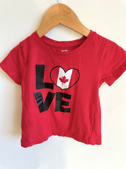 Love Canada Tee / 2-3T