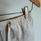 Cream Drawstring Shorts / 2T