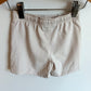 Cream Drawstring Shorts / 2T