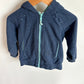 Rhino Hood Blue Sweater / 18-24m