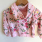 Pink Floral Hoodie / 24m