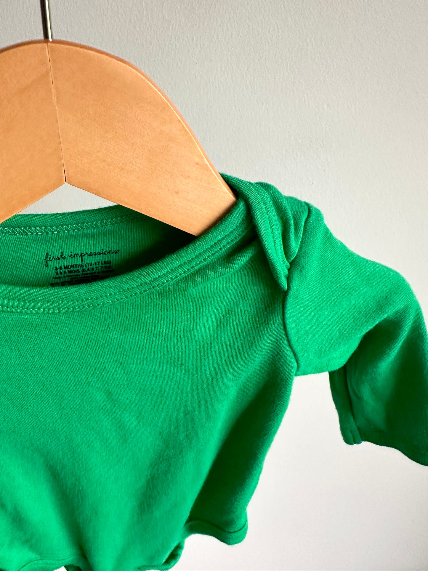 Green Bodysuit / 3-6m