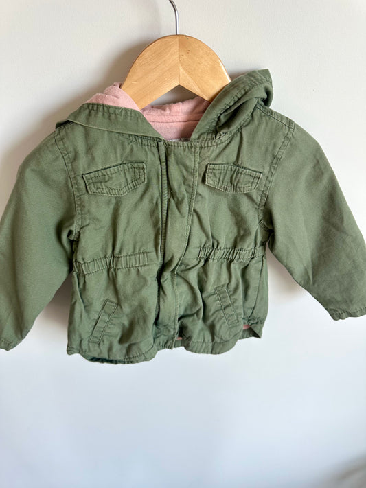 Green Hood Jacket / 18-24m
