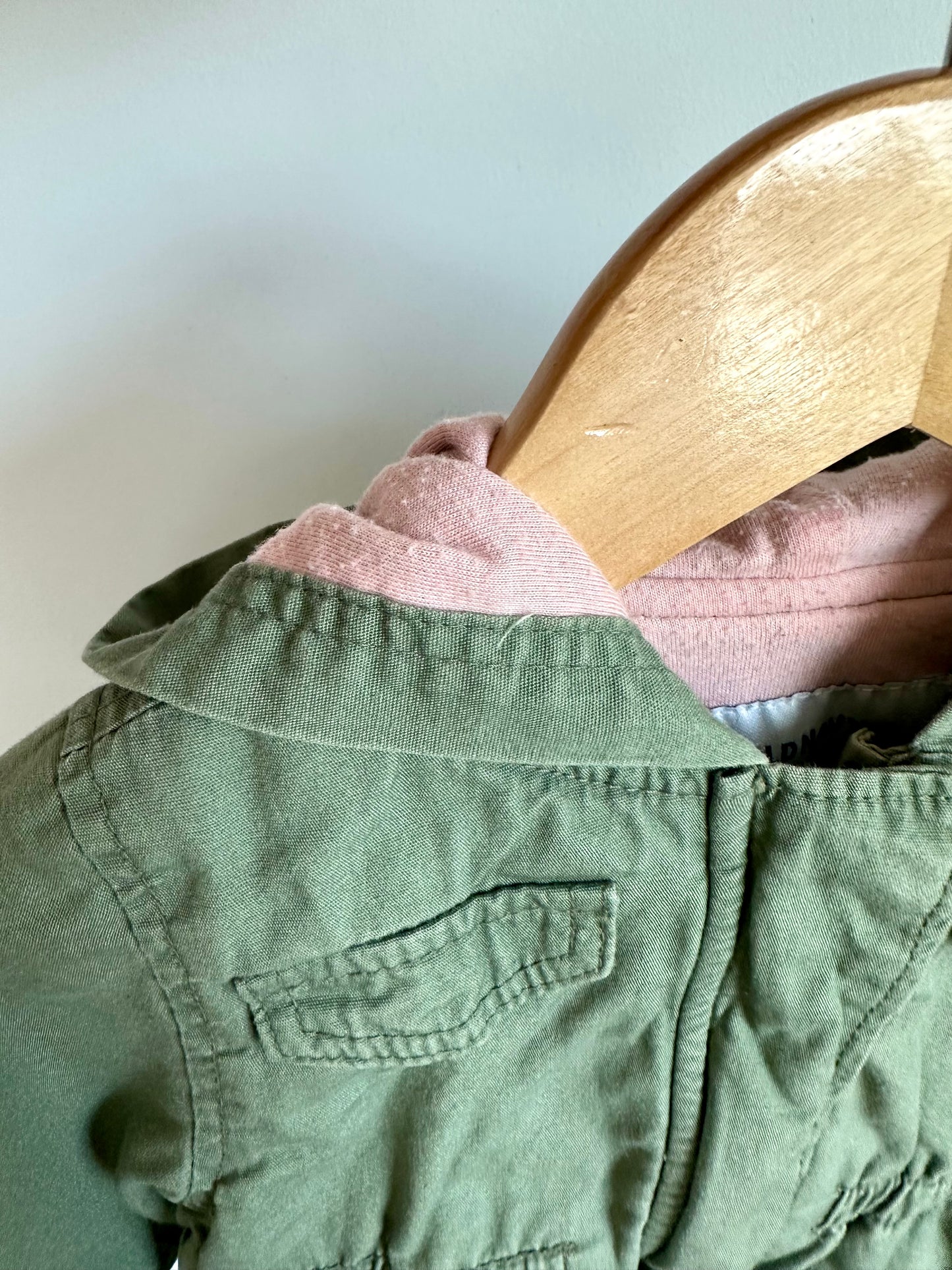 Green Hood Jacket / 18-24m