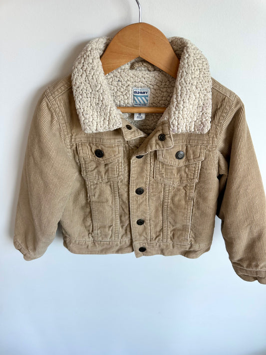 Tan Corduroy Coat / 4T
