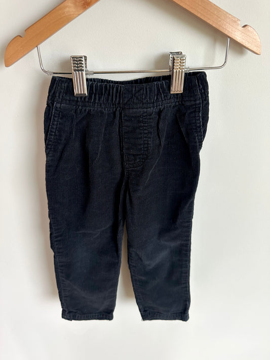 Black Corduroy Pants / 24m