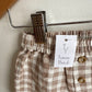 PureBaby Tartan Shorts (With Tags) / 3-6m