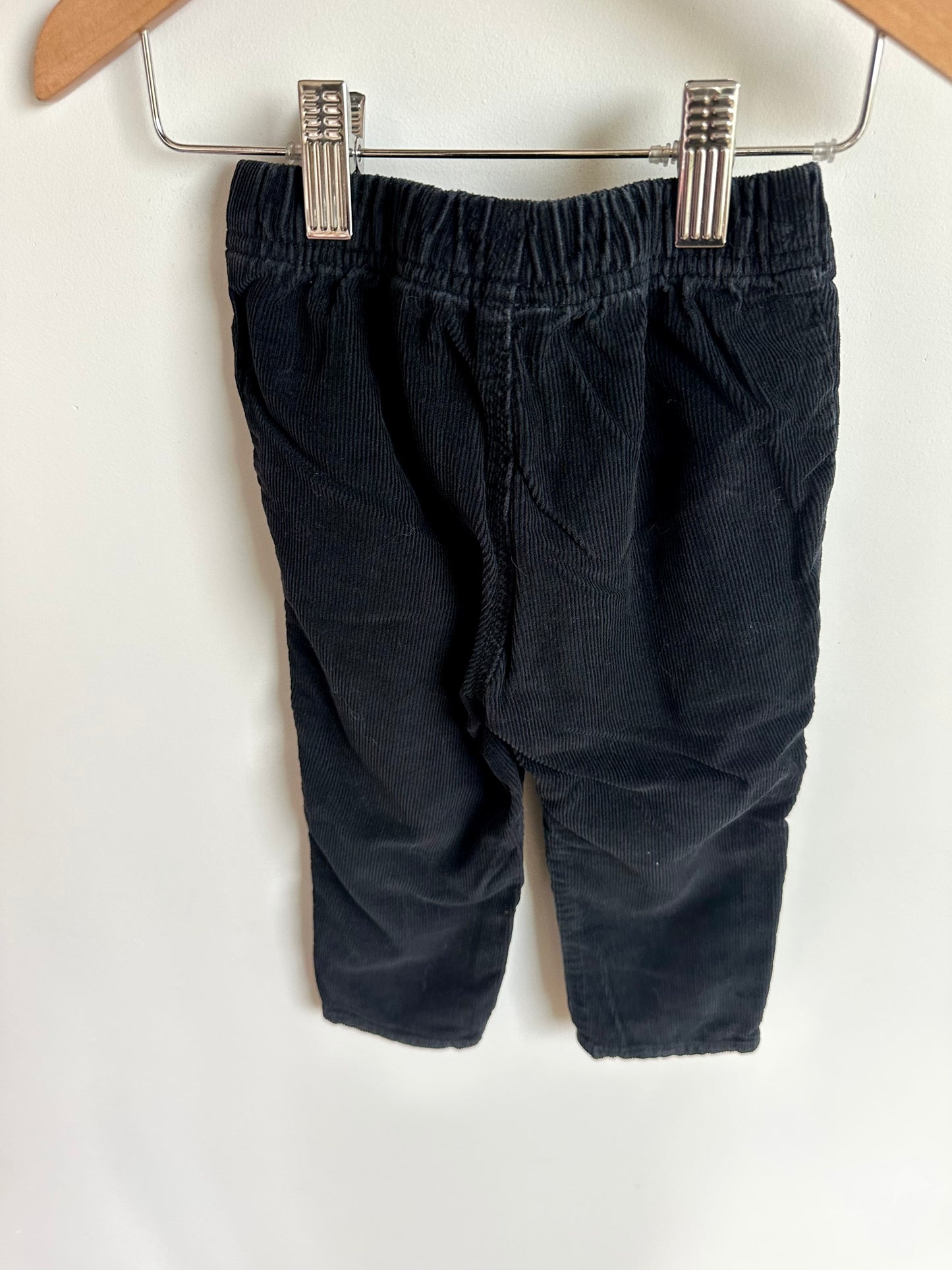 Black Corduroy Pants / 24m