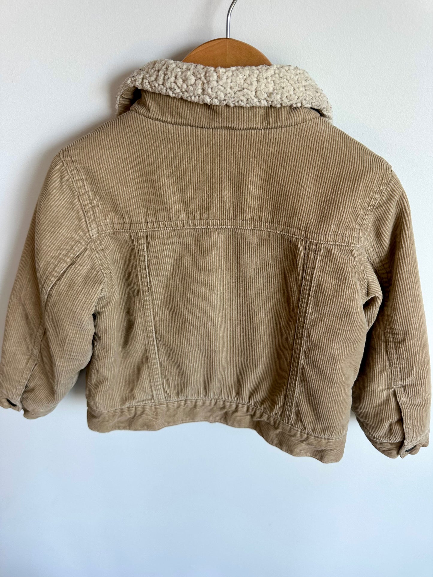 Tan Corduroy Coat / 4T