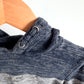 Grey Three Toned Hood Sweater / 2T