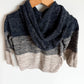Grey Three Toned Hood Sweater / 2T