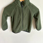 Green Fleece Zip Sweater / 2T