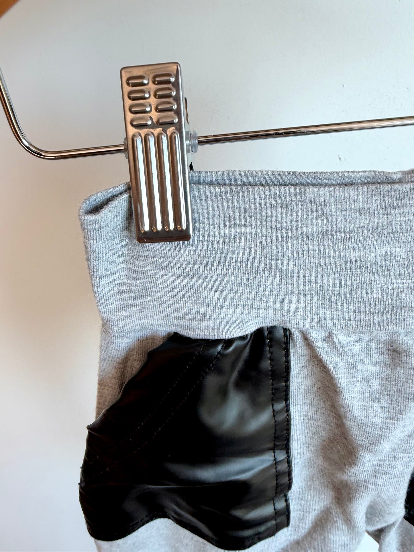 TBA Bamboo Grey + Black Pants / 12-24m