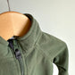 Green Fleece Zip Sweater / 2T