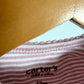 Blush White Striped Bodysuit / 12m