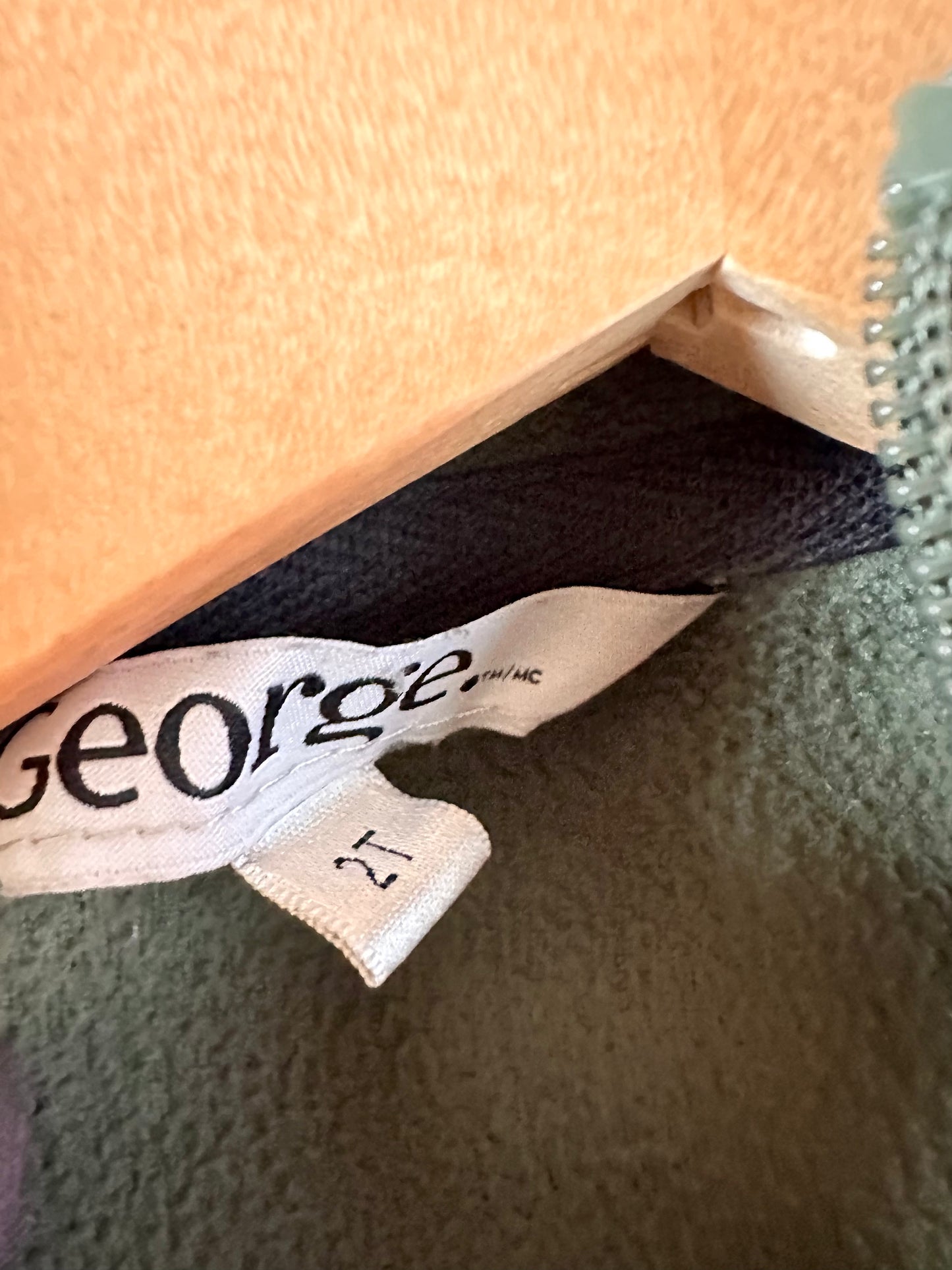 Green Fleece Zip Sweater / 2T