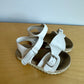 White Strap Sandals / Size 5 Toddler