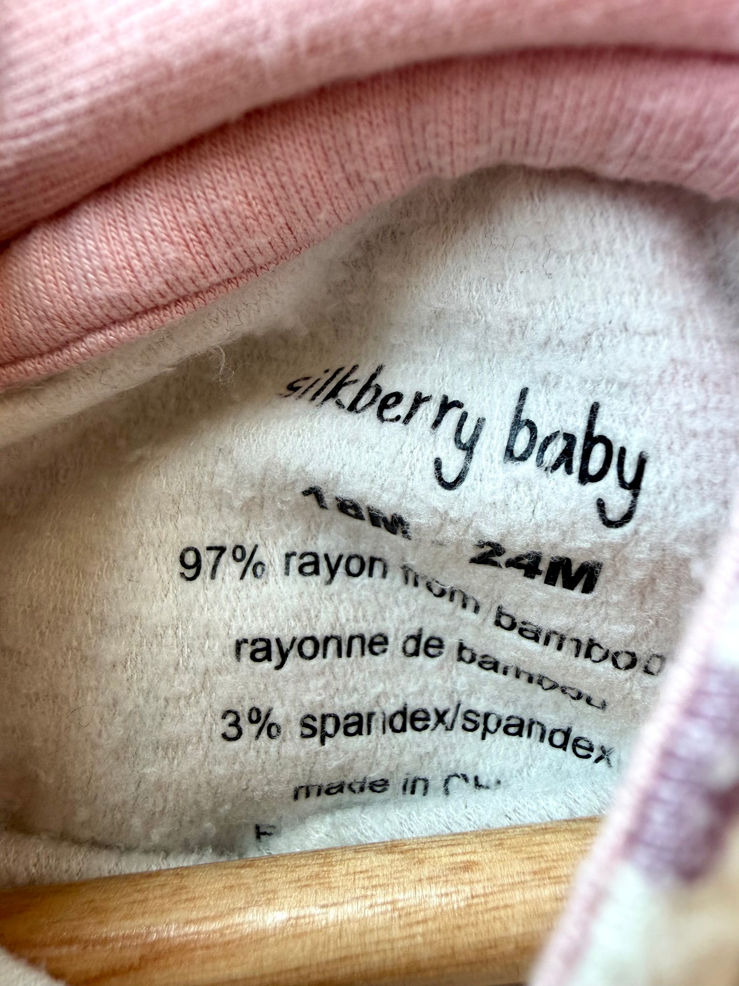 Silkberry Bamboo Floral Hoodie (PLAY) / 18-24m