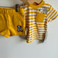 Teddy Bear T-Shirt + Shorts Set (With Tags) / 0-6m