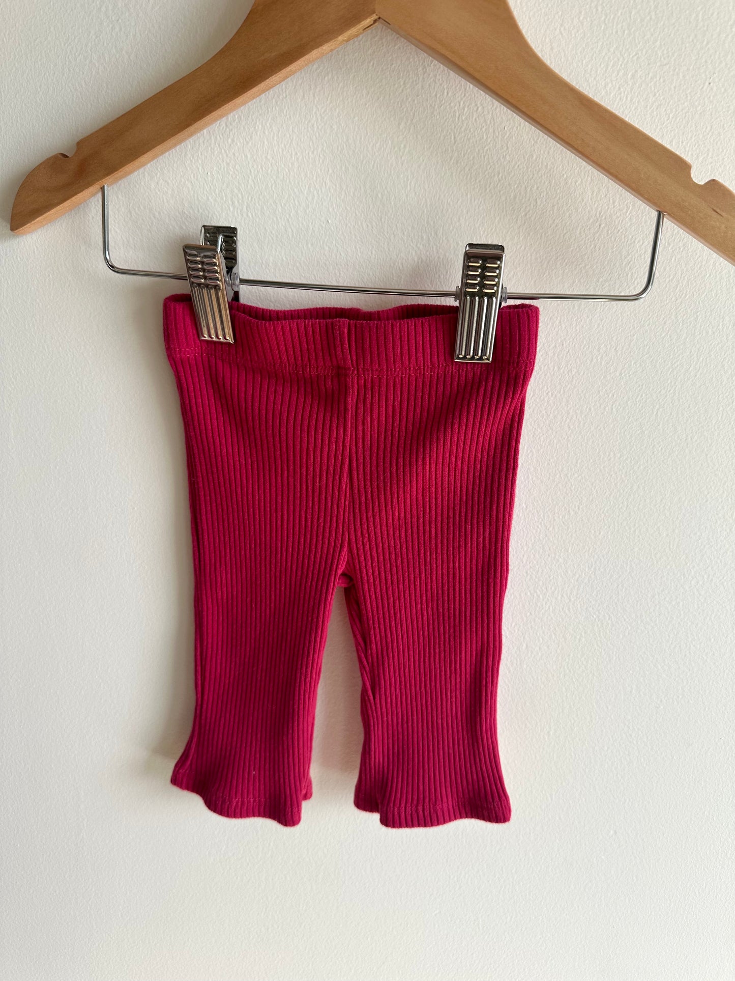 Ribbed Magenta Pants / 3m