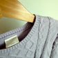 Purple Cable Knit Sweater / 24m