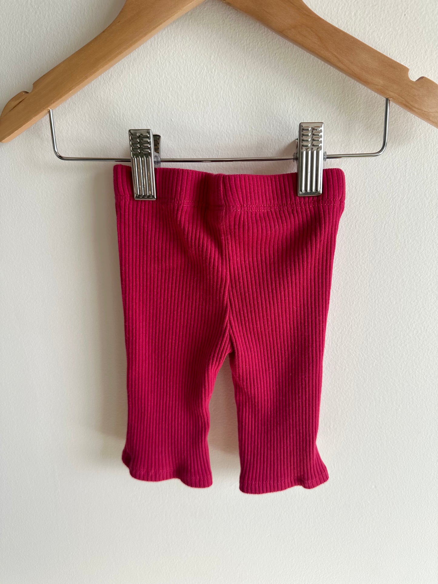 Ribbed Magenta Pants / 3m