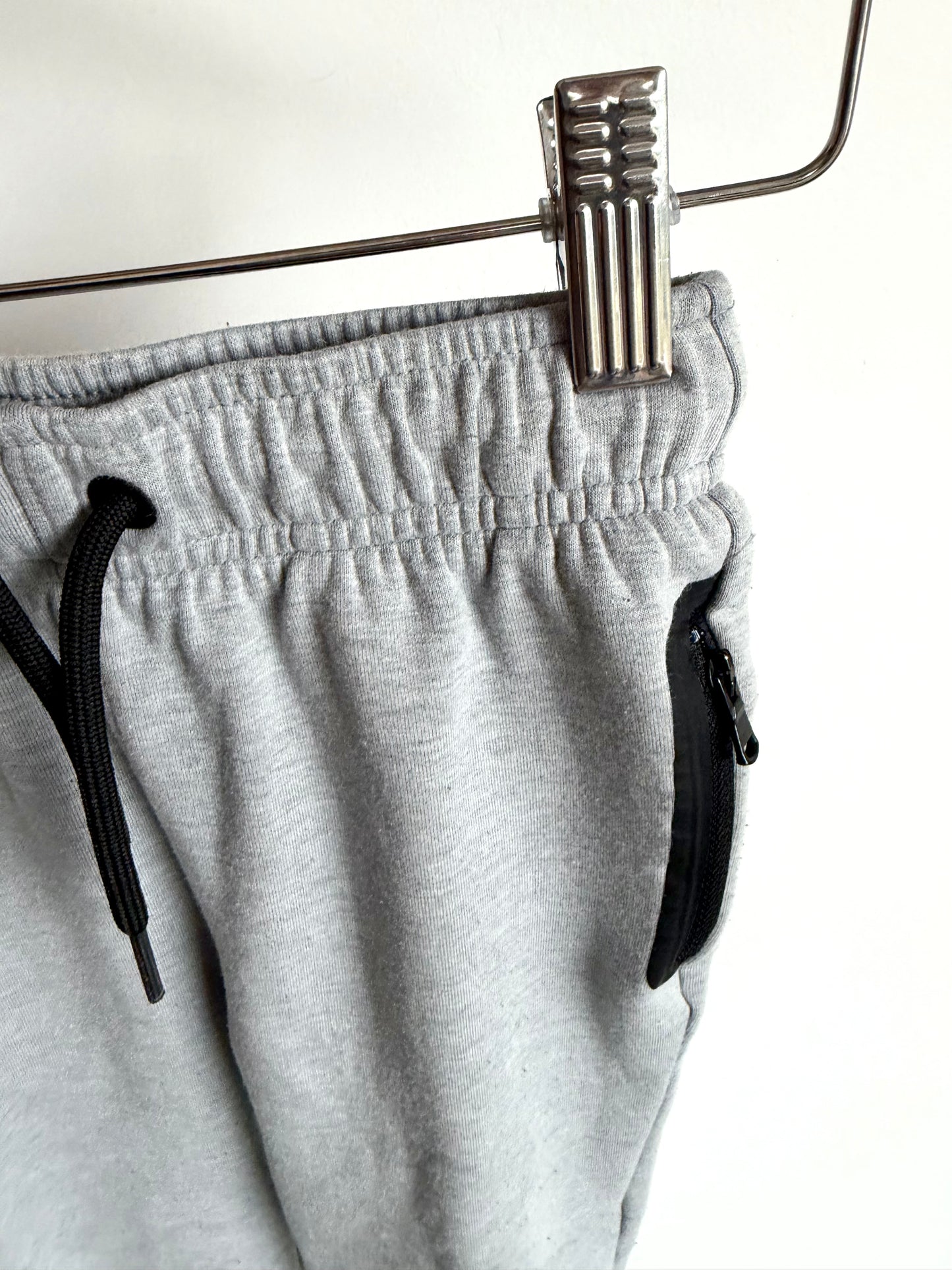 Grey with Black Zippers Sweat Pants / 2T