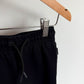 Black Tapered Pocket Zipper Sweat Pants / 2T