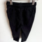 Black Tapered Pocket Zipper Sweat Pants / 2T