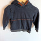 Striped Grey Hoodie / 18-24m
