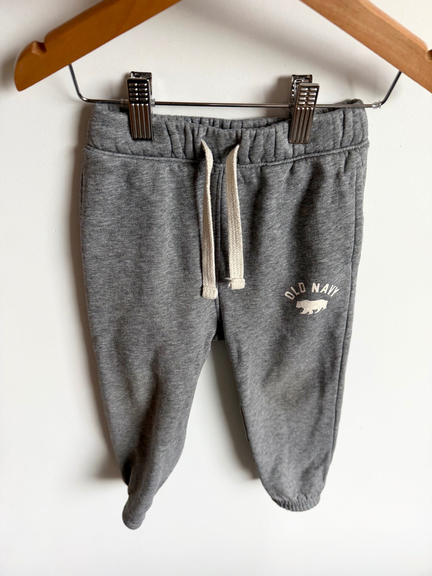 Grey Drawstring Sweat Pants / 2T