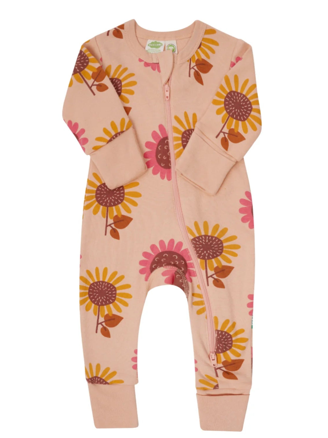 Organic Long Sleeve Sunflower Sleeper (New Retail Item)/ 18-24m