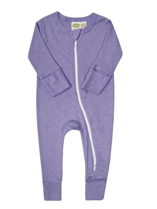 Parade Organic Snuggle Soft Sleeper - Lilac Melange (New Retail Item) / 3-6m