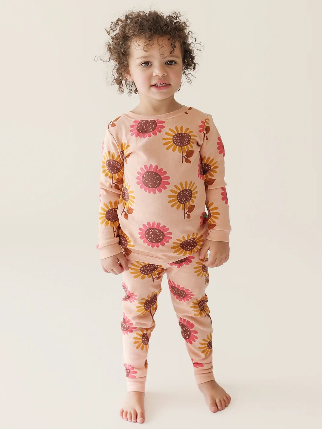 Parade Organic Sunflower PJ Top + Bottoms Set (New Retail Item)/ 7-8 years