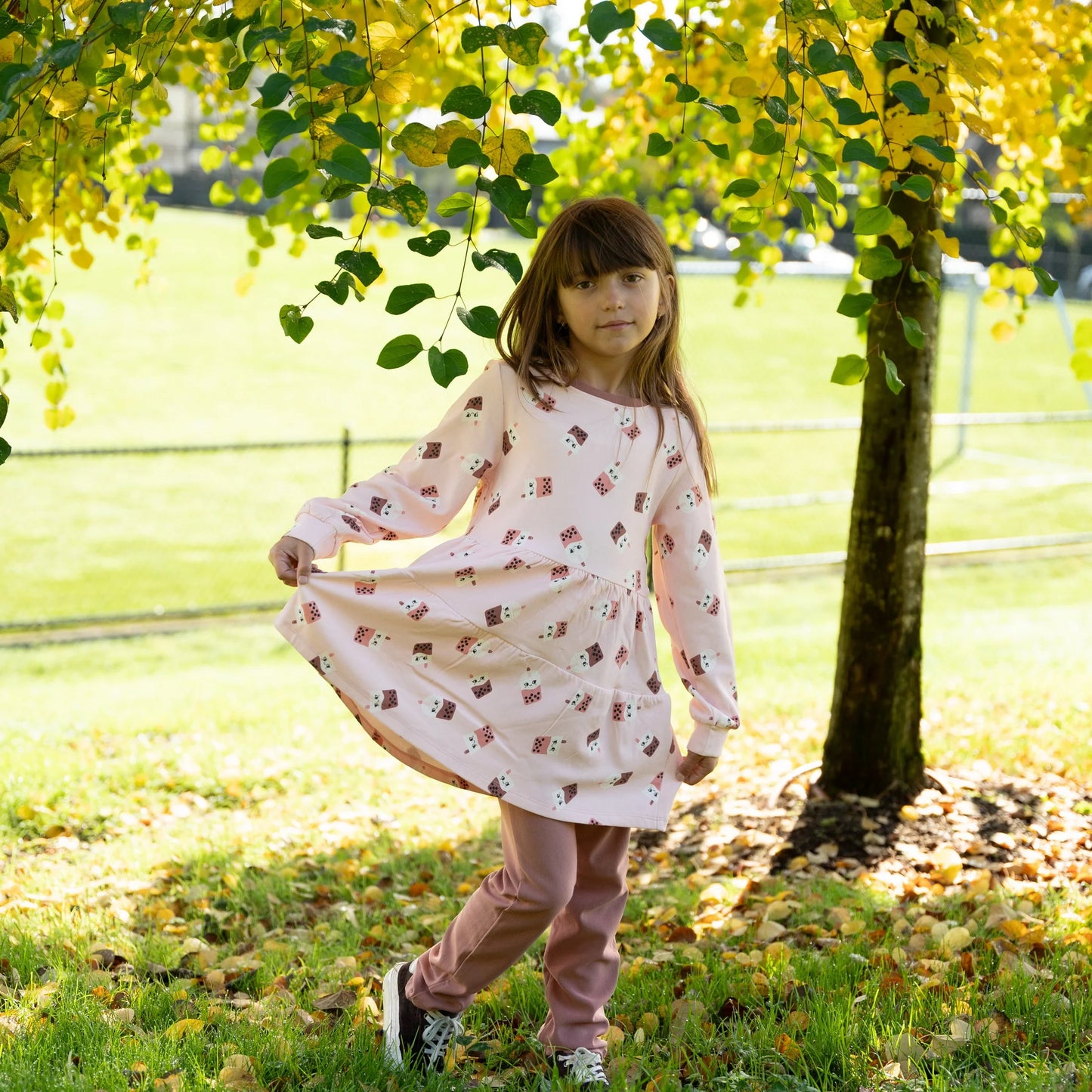 Chocolate Bamboo Fleece Leggings (New Retail Item) / 2T