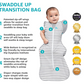 Space Bamboo Sleep Sack with Stripes / 3-9m