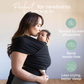 Boba Black Baby Wrap Carrier / 0-36lbs (No Shipping)